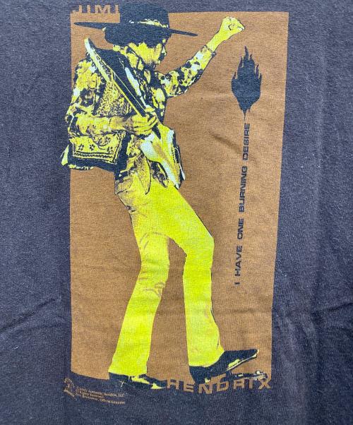 ZION（ザイオン）ZION (ザイオン) プリントTシャツ ブラウン サイズ:Lの古着・服飾アイテム