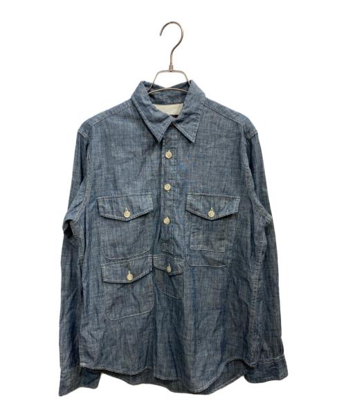 WOOLRICH（ウールリッチ）WOOLRICH (ウールリッチ) シャンブレーシャツ ブルー サイズ:Sの古着・服飾アイテム