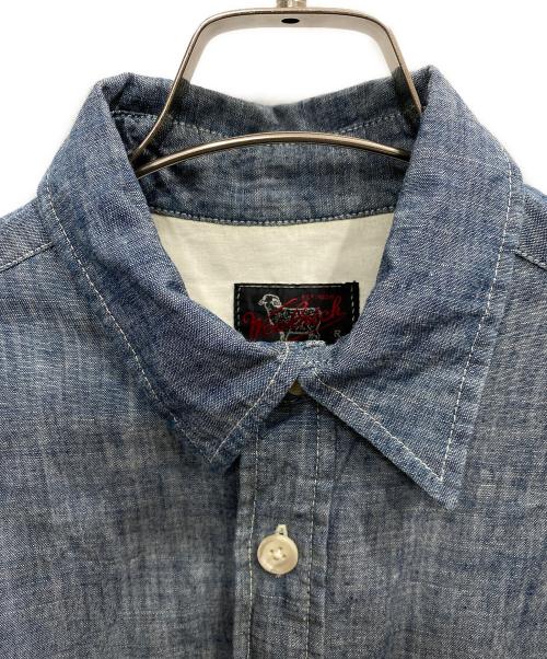WOOLRICH（ウールリッチ）WOOLRICH (ウールリッチ) シャンブレーシャツ ブルー サイズ:Sの古着・服飾アイテム