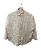Spick and Spanスピックアンドスパン）の古着「リネンビッグシャツ2」｜アイボリー