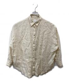 Spick and Span（スピックアンドスパン）の古着「リネンビッグシャツ2」｜アイボリー