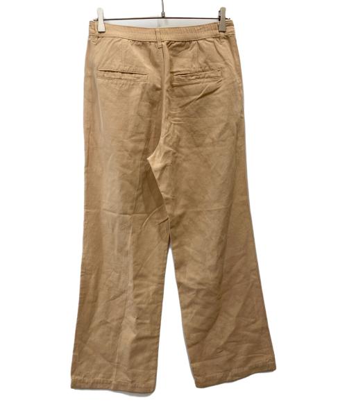 FRAMeWORK（フレームワーク）FRAMeWORK (フレームワーク) コットンリネンストレートパンツ ベージュ サイズ:40の古着・服飾アイテム