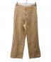 FRAMeWORK（フレームワーク）の古着「コットンリネンストレートパンツ」｜ベージュ