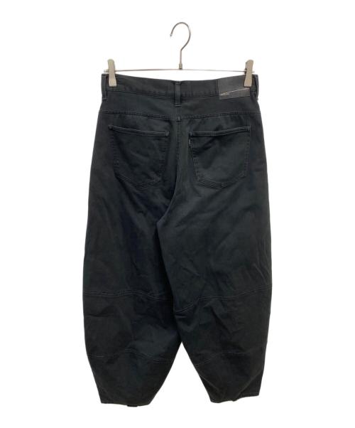 LAD MUSICIAN（ラッドミュージシャン）LAD MUSICIAN (ラッドミュージシャン) COMPACT CHINO STRETCH WIDE PANTS ブラック サイズ:42の古着・服飾アイテム