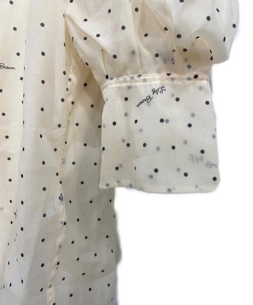 Lily Brown（リリーブラウン）Lily Brown (リリーブラウン) 総柄ブラウス ベージュ サイズ:free 未使用品の古着・服飾アイテム