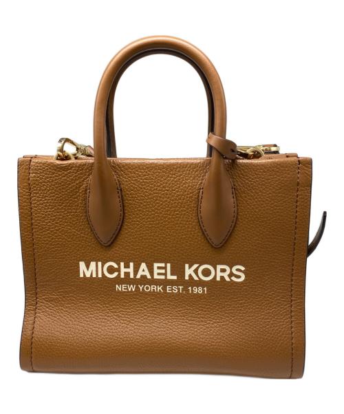 MICHAEL KORS（マイケル・コース）MICHAEL KORS (マイケルコース) 2WAYバッグ ブラウンの古着・服飾アイテム