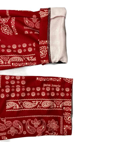 Palm Angels（パーム エンジェルス）Palm Angels (パーム エンジェルス) バンダナ柄トラックパンツ レッド サイズ:Sの古着・服飾アイテム