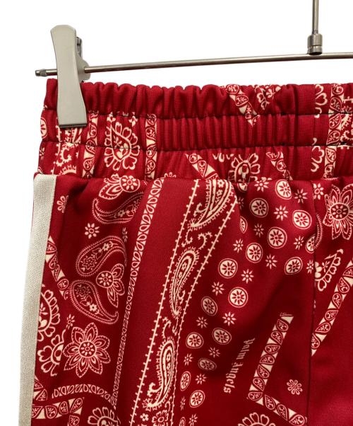 Palm Angels（パーム エンジェルス）Palm Angels (パーム エンジェルス) バンダナ柄トラックパンツ レッド サイズ:Sの古着・服飾アイテム