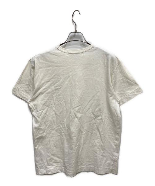 PLAY COMME des GARCONS（プレイコムデギャルソン）PLAY COMME des GARCONS (プレイコムデギャルソン) ブラックハートワッペンTシャツ ホワイト サイズ:Lの古着・服飾アイテム