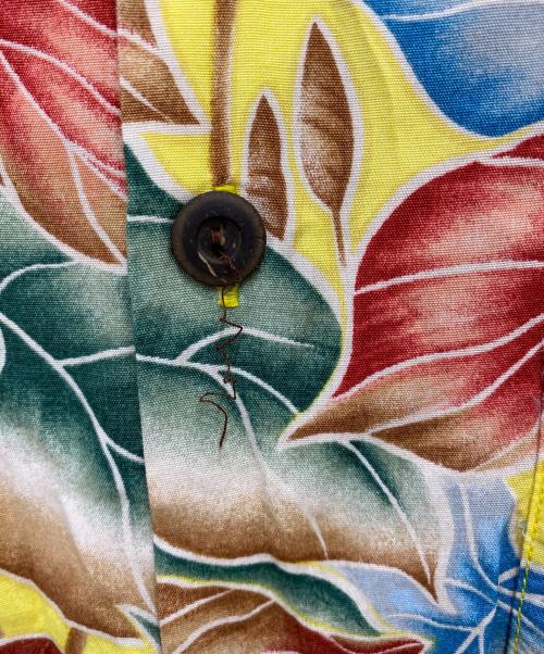 KAMEHAMEHA（カメハメハ）KAMEHAMEHA (カメハメハ) アロハシャツ イエロー サイズ:Sの古着・服飾アイテム