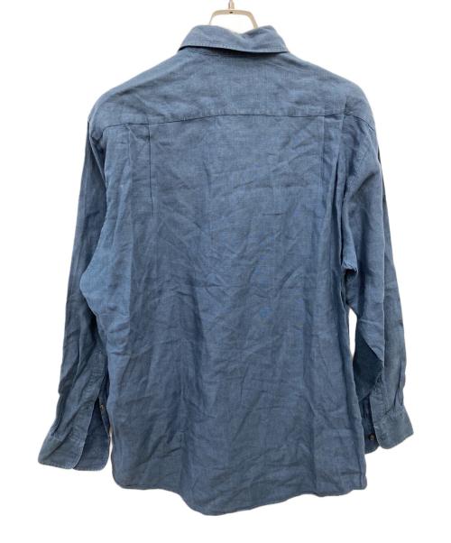 BROOKS BROTHERS（ブルックスブラザーズ）BROOKS BROTHERS (ブルックスブラザーズ) リネンシャツ ネイビー サイズ:Mの古着・服飾アイテム