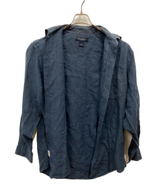 BROOKS BROTHERS（ブルックスブラザーズ）BROOKS BROTHERS (ブルックスブラザーズ) リネンシャツ ネイビー サイズ:Mの古着・服飾アイテム