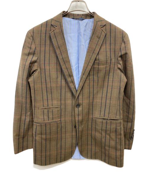 BROOKS BROTHERS（ブルックスブラザーズ）BROOKS BROTHERS (ブルックスブラザーズ) チェック柄2Bテーラードジャケット ブラウン サイズ:38Sの古着・服飾アイテム