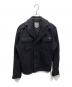 DIESEL（ディーゼル）の古着「メルトンジャケット」｜ブラック