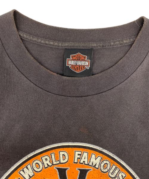 HARLEY-DAVIDSON（ハーレーダビッドソン）HARLEY-DAVIDSON (ハーレーダビッドソン) プリントTシャツ ブラック サイズ:Lの古着・服飾アイテム