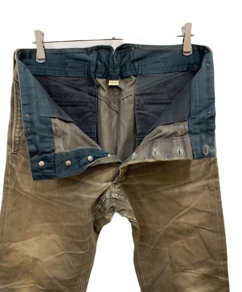 RRL（ダブルアールエル）RRL (ダブルアールエル) サスペンダーボタン付きパンツ ブラウン サイズ:W34の古着・服飾アイテム