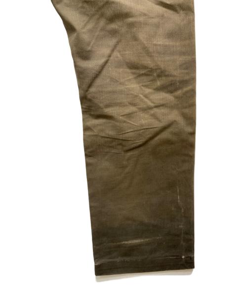 RRL（ダブルアールエル）RRL (ダブルアールエル) サスペンダーボタン付きパンツ ブラウン サイズ:W34の古着・服飾アイテム