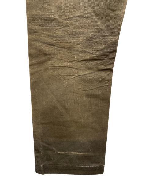 RRL（ダブルアールエル）RRL (ダブルアールエル) サスペンダーボタン付きパンツ ブラウン サイズ:W34の古着・服飾アイテム