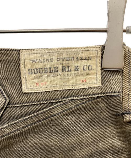 RRL（ダブルアールエル）RRL (ダブルアールエル) サスペンダーボタン付きパンツ ブラウン サイズ:W34の古着・服飾アイテム