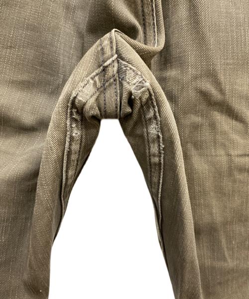 RRL（ダブルアールエル）RRL (ダブルアールエル) サスペンダーボタン付きパンツ ブラウン サイズ:W34の古着・服飾アイテム