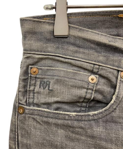 RRL（ダブルアールエル）RRL (ダブルアールエル) セルビッチデニムパンツ グレー サイズ:W30の古着・服飾アイテム