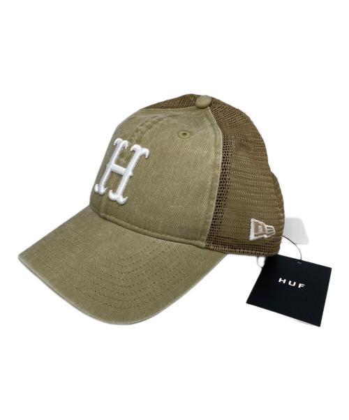 HUF（ハフ）HUF (ハフ) New Era (ニューエラ) キャップ ベージュ サイズ:S/M 未使用品の古着・服飾アイテム