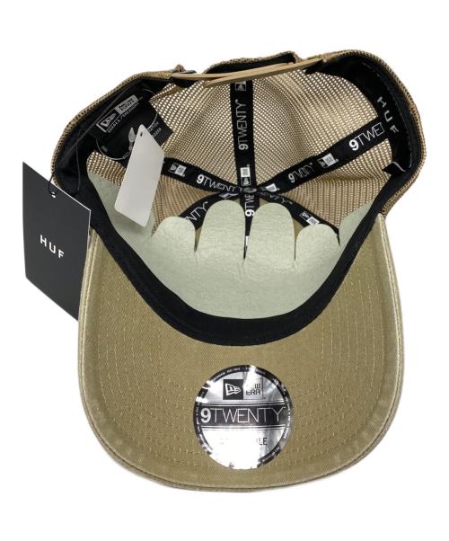 HUF（ハフ）HUF (ハフ) New Era (ニューエラ) キャップ ベージュ サイズ:S/M 未使用品の古着・服飾アイテム