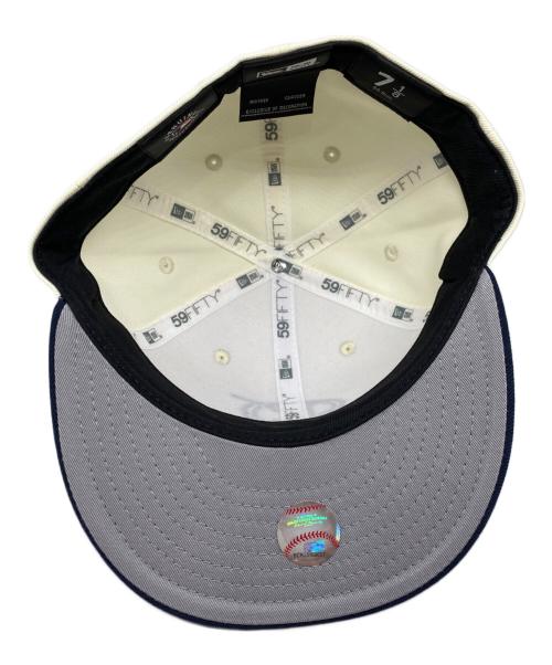 New Era（ニューエラ）New Era (ニューエラ) キャップ ホワイト×ネイビー サイズ:78/1の古着・服飾アイテム
