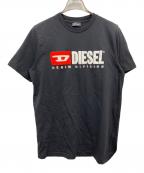 DIESELディーゼル）の古着「半袖Tシャツ」｜ブラック