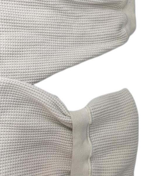 ANCELLM（アンセルム）ANCELLM (アンセルム) WAFFLE OVERSIZED LS ホワイト サイズ:2の古着・服飾アイテム