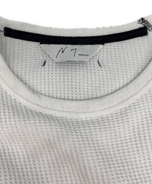 ANCELLM（アンセルム）ANCELLM (アンセルム) WAFFLE OVERSIZED LS ホワイト サイズ:2の古着・服飾アイテム