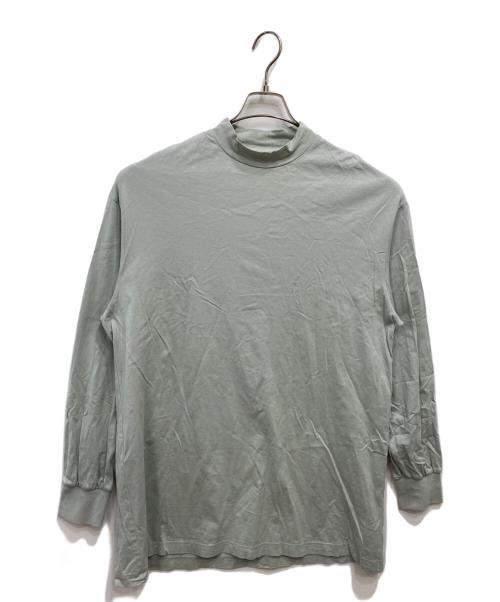 Y-3（ワイスリー）Y-3 (ワイスリー) MOCK NECK TEE グリーン サイズ:Sの古着・服飾アイテム