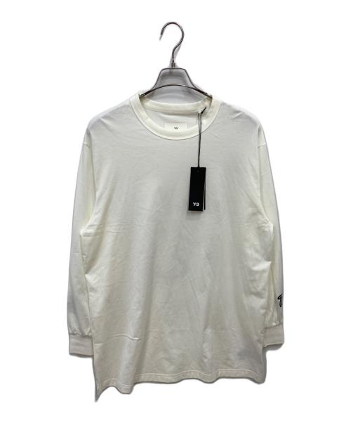 Y-3（ワイスリー）Y-3 (ワイスリー) GFX LS TEE ホワイト サイズ:S 未使用品の古着・服飾アイテム