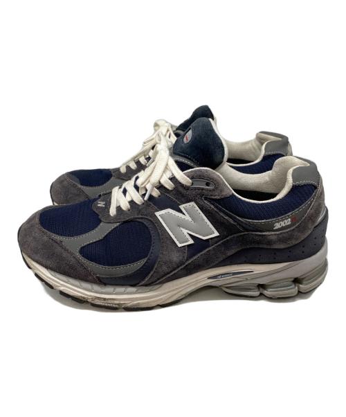 NEW BALANCE（ニューバランス）NEW BALANCE (ニューバランス) ローカットスニーカー グレー×ネイビー サイズ:27.5の古着・服飾アイテム