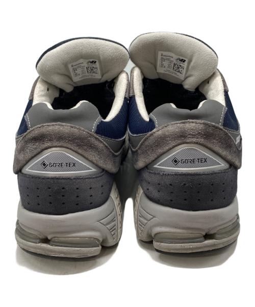 NEW BALANCE（ニューバランス）NEW BALANCE (ニューバランス) ローカットスニーカー グレー×ネイビー サイズ:27.5の古着・服飾アイテム