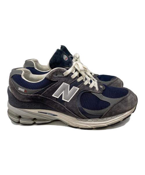 NEW BALANCE（ニューバランス）NEW BALANCE (ニューバランス) ローカットスニーカー グレー×ネイビー サイズ:27.5の古着・服飾アイテム