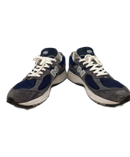 NEW BALANCE（ニューバランス）NEW BALANCE (ニューバランス) ローカットスニーカー グレー×ネイビー サイズ:27.5の古着・服飾アイテム