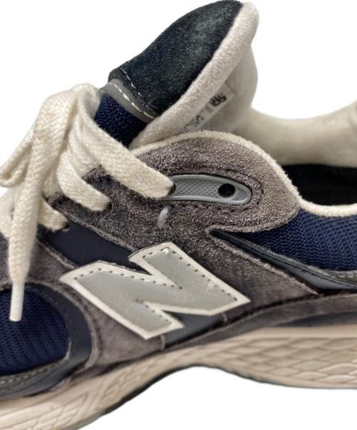 NEW BALANCE（ニューバランス）NEW BALANCE (ニューバランス) ローカットスニーカー グレー×ネイビー サイズ:27.5の古着・服飾アイテム