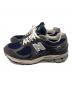 NEW BALANCE (ニューバランス) ローカットスニーカー グレー×ネイビー サイズ:27.5：9000円
