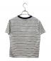 A.P.C. (アーペーセー) 半袖ボーダーカットソー ホワイト×ネイビー サイズ:Ｓ：4000円