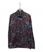 BALENCIAGAバレンシアガ）の古着「総柄シャツ」｜レッド