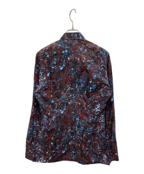 BALENCIAGA（バレンシアガ）BALENCIAGA (バレンシアガ) 総柄シャツ レッド サイズ:37の古着・服飾アイテム