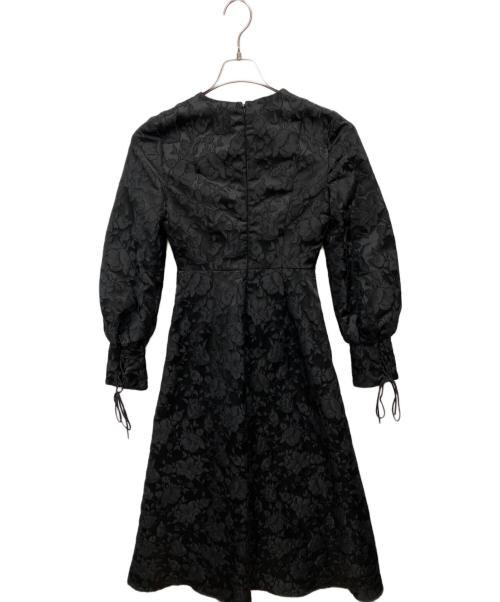 melt the lady（メルトザレディ）melt the lady (メルトザレディ) フラワー ジャガード ロング ワンピース ブラック サイズ:freeの古着・服飾アイテム