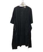 CLANEクラネ）の古着「半袖ワンピース」｜ブラック