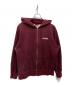 SUPREME（シュプリーム）の古着「14AW Ballerina Zip Up Hoodie」｜バーガンディー