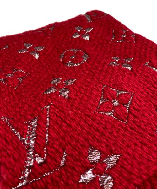 LOUIS VUITTON（ルイ ヴィトン）LOUIS VUITTON (ルイ ヴィトン) マフラー レッドの古着・服飾アイテム