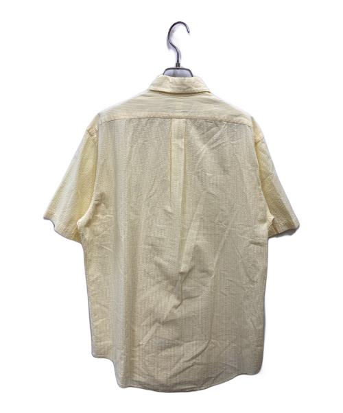 POLO RALPH LAUREN（ポロ・ラルフローレン）POLO RALPH LAUREN (ポロ・ラルフローレン) シアサッカーシャツ イエロー サイズ:Mの古着・服飾アイテム