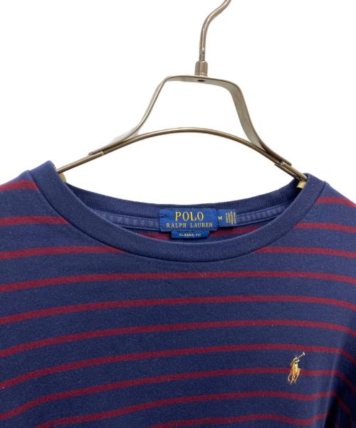 POLO RALPH LAUREN（ポロ・ラルフローレン）POLO RALPH LAUREN (ポロ・ラルフローレン) ボーダーTシャツ ネイビー サイズ:Ｍの古着・服飾アイテム