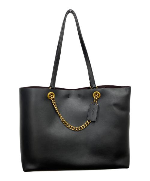 COACH（コーチ）COACH (コーチ) 2WAYトートバッグ ブラックの古着・服飾アイテム