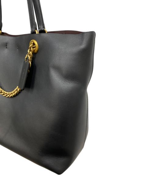 COACH（コーチ）COACH (コーチ) 2WAYトートバッグ ブラックの古着・服飾アイテム